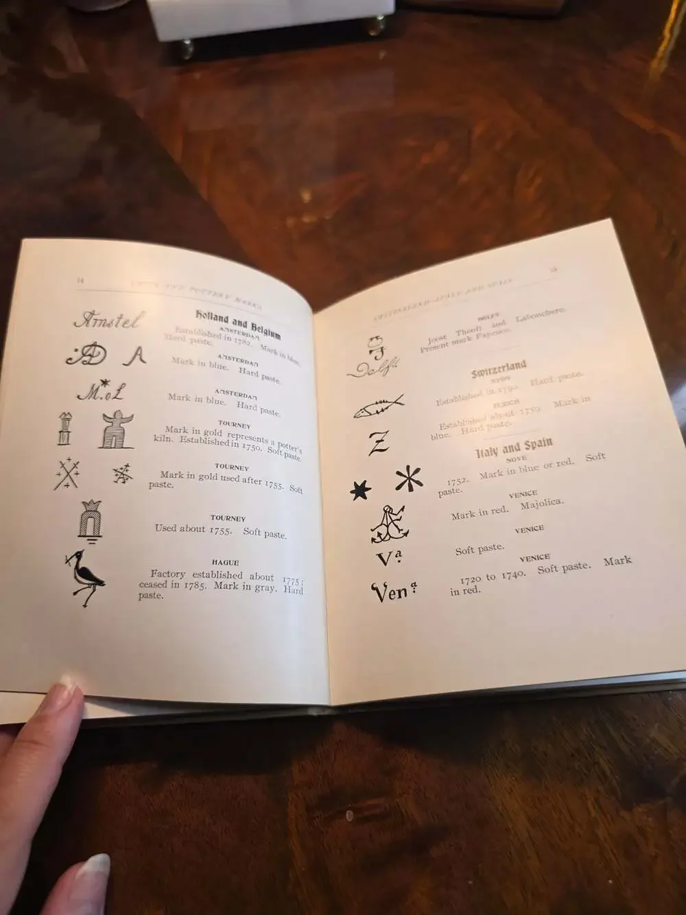 China and Pottery Marks by Gilman Collamore & Co., Inc. Antique Reference Book